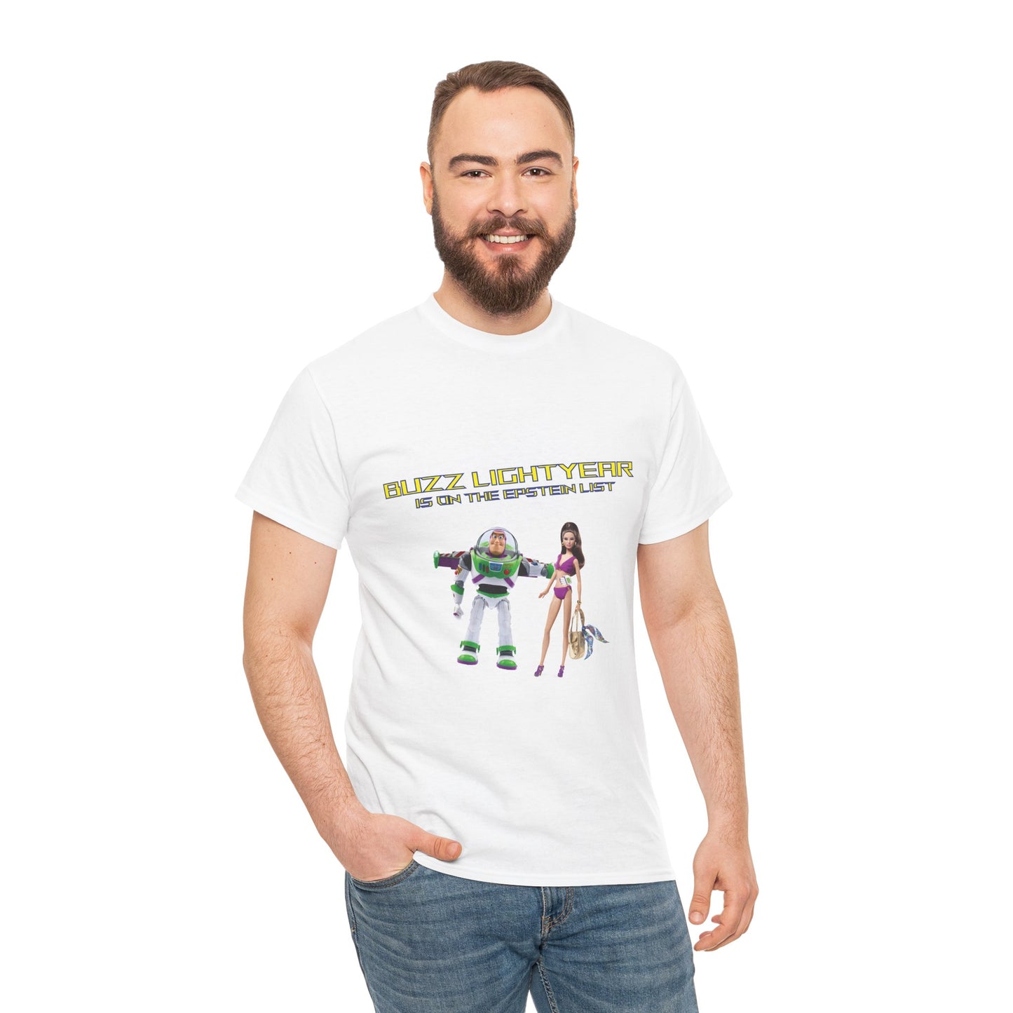 Buzz Lightyear Unisex Heavy Cotton Tee - Fun Retro Graphic T-Shirt for Fans